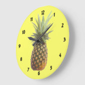 Ananas-Uhr Große Wanduhr (Winkel)