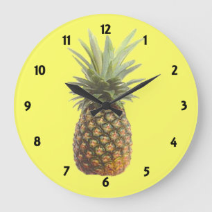 Ananas-Uhr Große Wanduhr