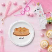 Ananas-umgedrehter Kuchen Pappteller (Party)