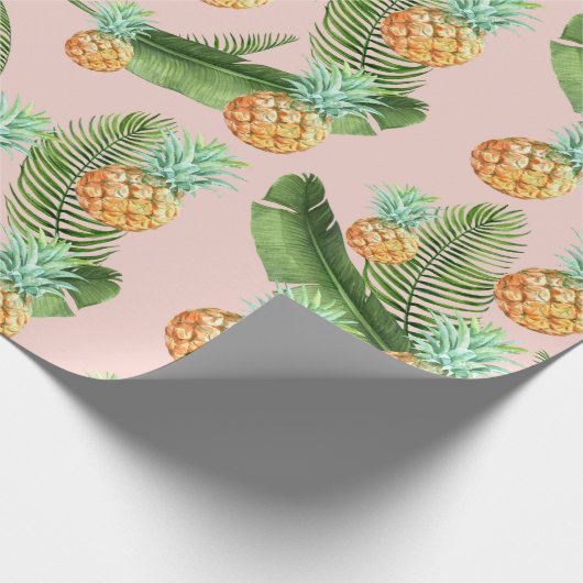 Ananas-Umschlagpapier Geschenkpapier (Ecke)