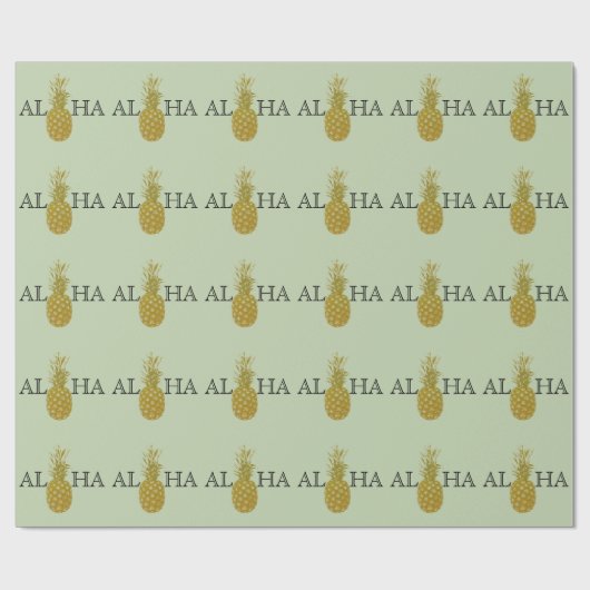 Ananas-Umschlagpapier Geschenkpapier (Flach)