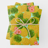 Ananas-Umschlagpapier Geschenkpapier Set (Beispiel)