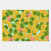 Ananas-Umschlagpapier Geschenkpapier Set (Vorderseite)