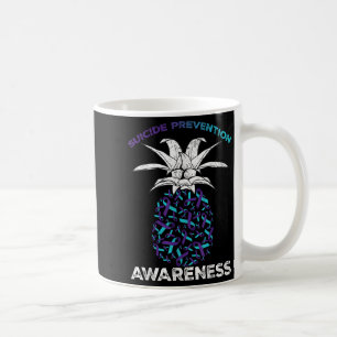 Ananas und Amphel; Aquamarine Puppenribons Suizid Kaffeetasse