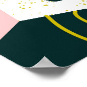 Ananas und andere Formen, Flecken, d Poster (Ecke)