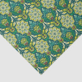 Ananas und Blume Muster Seidenpapier (Ausschnitt)