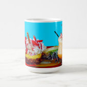 Ananas und Eis mit einem Fruchtsmoothie Kaffeetasse (Mittel)