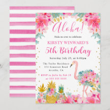 Ananas und Flamingo Kindergeburtstag