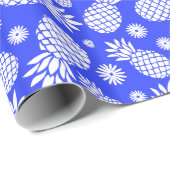 Ananas und Gänseblauen, gemusterten Umschlag Geschenkpapier (Rolleneckpunkt)