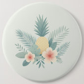 Ananas und Hawaii Button (Vorderseite)