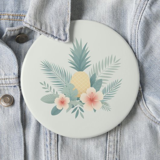 Ananas und Hawaii Button (Beispiel)