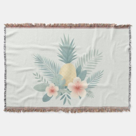 Ananas und Hawaii Decke (Vorderseite)