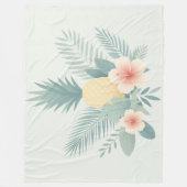 Ananas und Hawaii Fleecedecke (Vorderseite)