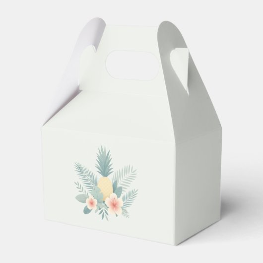 Ananas und Hawaii Geschenkschachtel (Vorderseite)