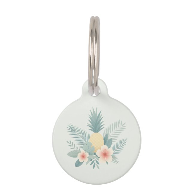 Ananas und Hawaii Haustiermarke (Vorderseite)