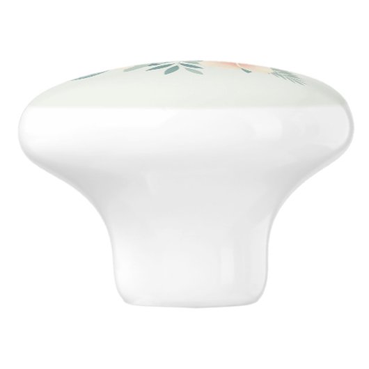 Ananas und Hawaii Keramikknauf (Seitenansicht)