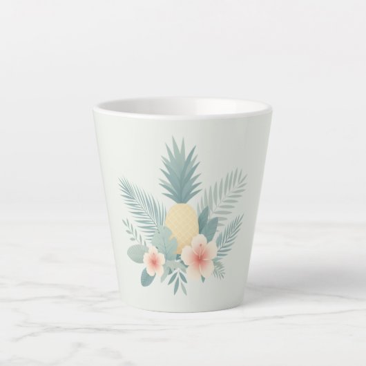 Ananas und Hawaii Milchtasse (Vorderseite)
