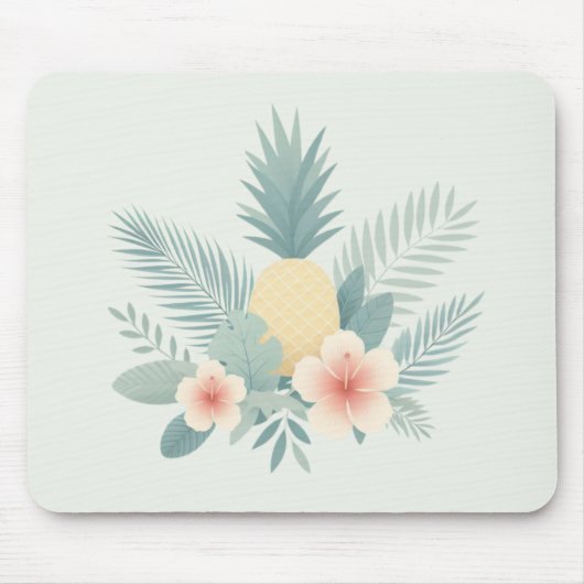 Ananas und Hawaii Mousepad (Vorne)