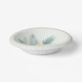 Ananas und Hawaii Pappteller (Gewinkelt)