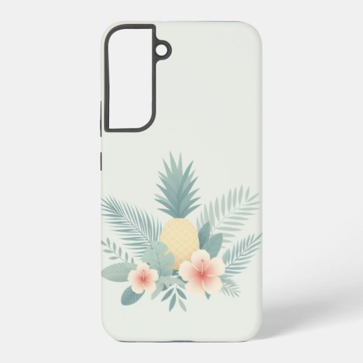 Ananas und Hawaii Samsung Galaxy Hülle (Rückseite)