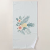Ananas und Hawaii Strandtuch (Vorderseite)