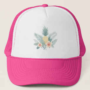 Ananas und Hawaii Truckerkappe