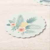 Ananas und Hawaii Untersetzer (angewinkelt)