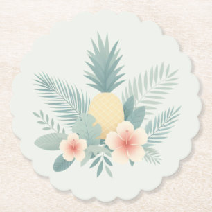Ananas und Hawaii Untersetzer
