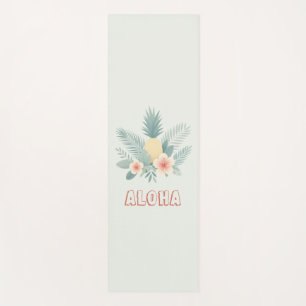 Ananas und Hawaii Yogamatte