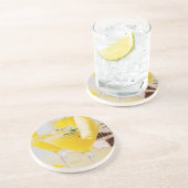 Ananas- und Ingwer-Fresca-Cocktail Getränkeuntersetzer (Seite)