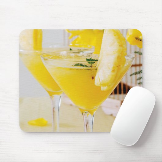 Ananas- und Ingwer-Fresca-Cocktail Mousepad (Mit Mouse)