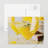 Ananas- und Ingwer-Fresca-Cocktail Postkarte (Vorne/Hinten)