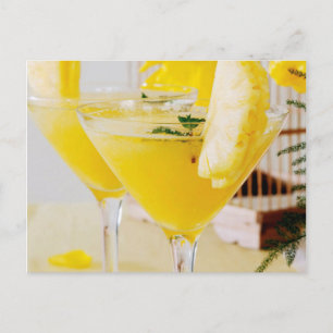 Ananas- und Ingwer-Fresca-Cocktail Postkarte