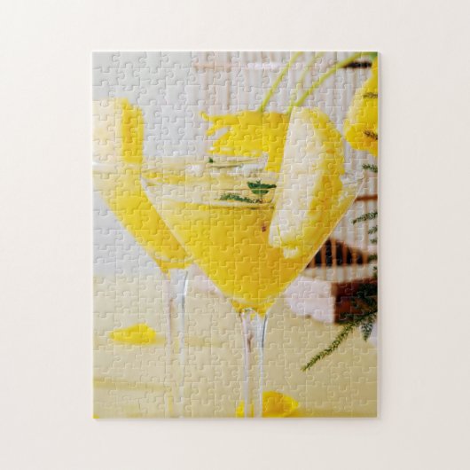 Ananas- und Ingwer-Fresca-Cocktail Puzzle (Vertikal)