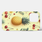 Ananas und Kirschen Case-Mate iPhone Hülle (Rückseite (Horizontal))
