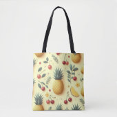 Ananas und Kirschen Tasche (Vorderseite)