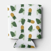 Ananas- und Palmblättrige Blätter Dosenkühler (Rückseite)