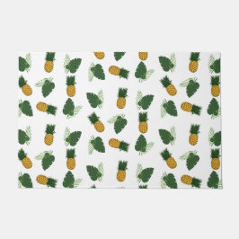 Ananas- und Palmblättrige Blätter Fußmatte