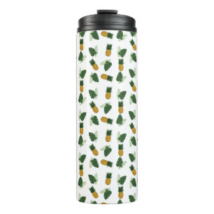 Ananas- und Palmblättrige Blätter Thermosbecher