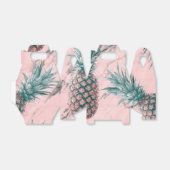 Ananas und rosa Marmor Swirl Moderner tropischer C Geschenkschachtel (Ungefaltet)