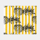 Ananas und Streifen Fleecedecke (Vorderseite (Horizontal))