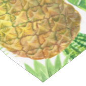 Ananas und tropische Blätter Tischdecke (Schrägansicht)
