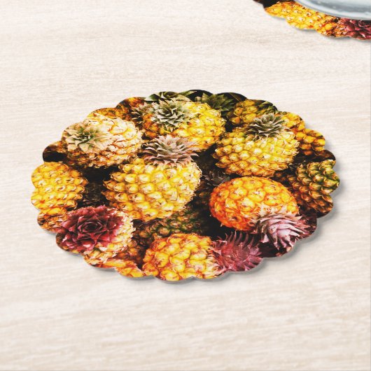 Ananas Untersetzer (angewinkelt)