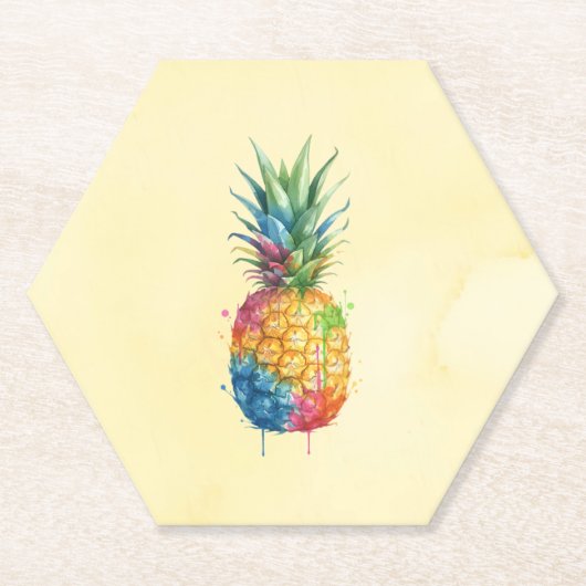 Ananas Untersetzer (Vorderseite)