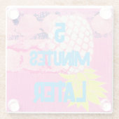 Ananas-Untersetzer Glasuntersetzer (Rückseite)