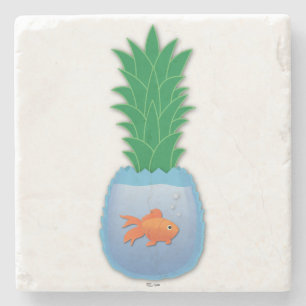 Ananas-Untersetzer Steinuntersetzer