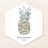 Ananas-Untersetzer Untersetzer (Vorderseite)