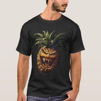 Ananas-Vampir-Aufkleber T-Shirt