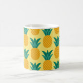 Ananas Vintag: Fruchtbares Muster Delight. Kaffeetasse (Mittel)