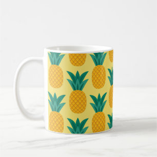 Ananas Vintag: Fruchtbares Muster Delight. Kaffeetasse